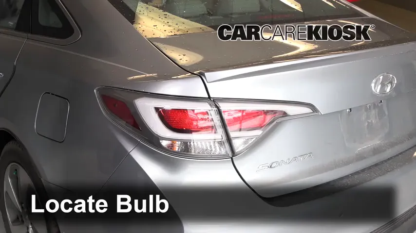 2018 Hyundai Sonata Hybrid Limited 2.0L 4 Cyl. Lights Turn Signal - Rear (replace bulb)